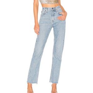 Agolde Cherie High Rise Straight in Merit